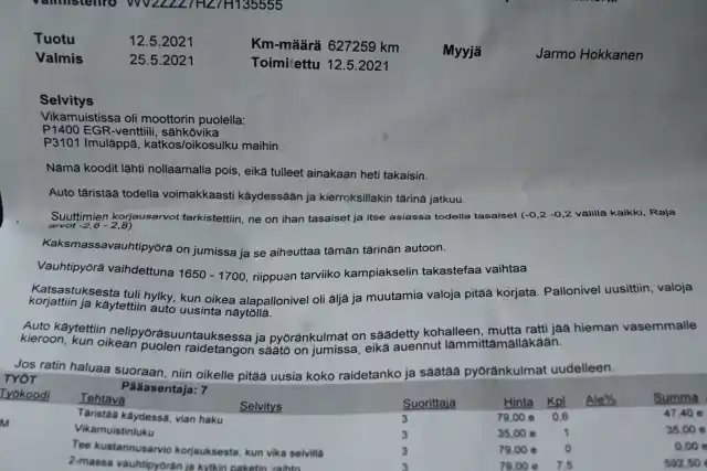 Harmaa Henkilöauto, Volkswagen Transporter – ASI-848