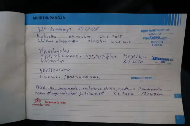 Harmaa Tila-auto, Citroen C4 – AUI-540