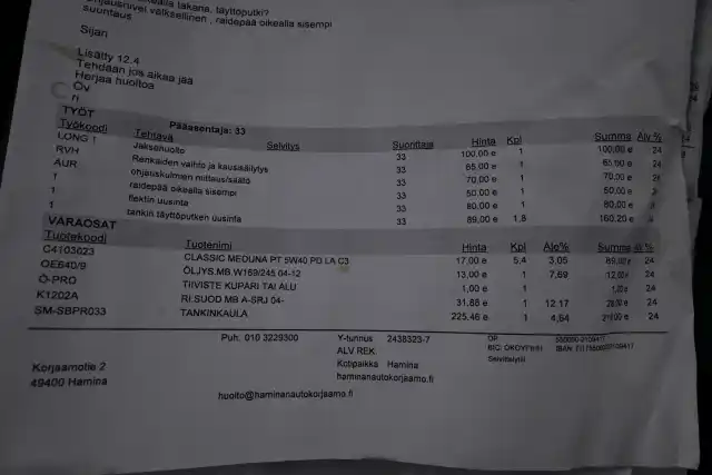 Punainen Tila-auto, Mercedes-Benz B – BCZ-584