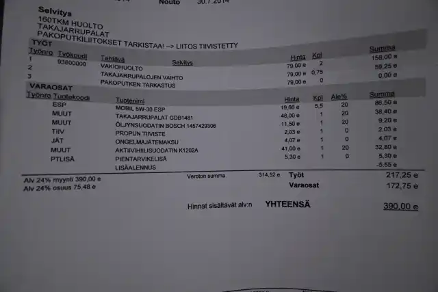 Punainen Tila-auto, Mercedes-Benz B – BCZ-584