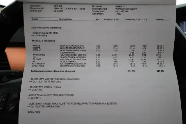 Musta Farmari, BMW 320 – BPB-567