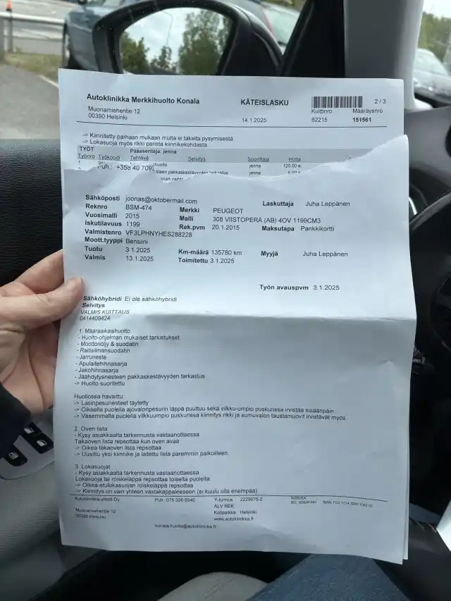 Sininen Viistoperä, Peugeot 308 – BSM-474