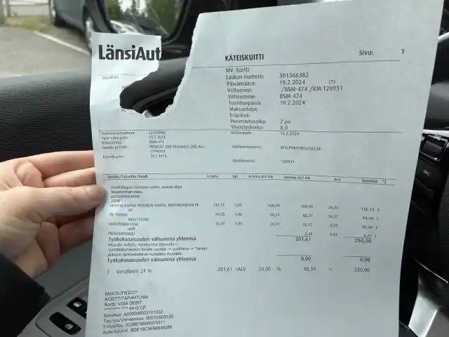 Sininen Viistoperä, Peugeot 308 – BSM-474
