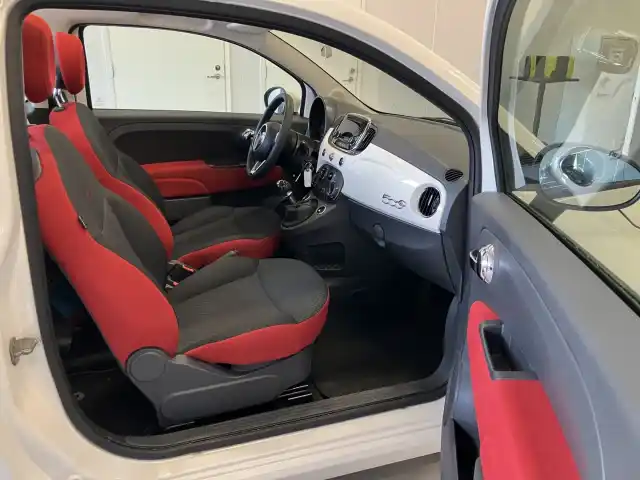 Valkoinen Avoauto, Fiat 500C – BUA-533