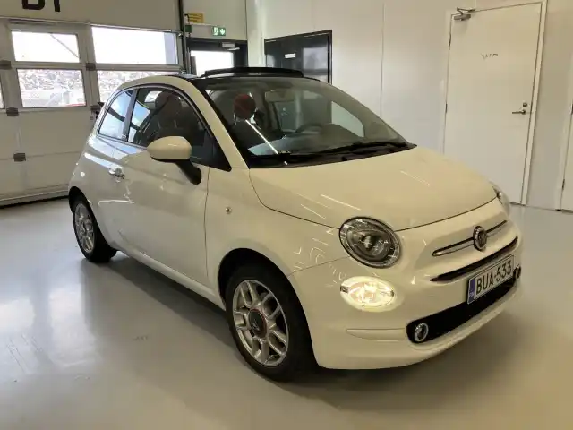 Valkoinen Avoauto, Fiat 500C – BUA-533