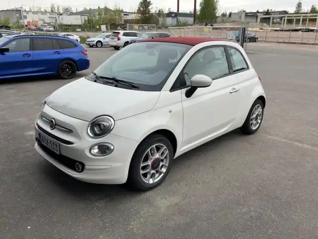 Valkoinen Avoauto, Fiat 500C – BUA-533