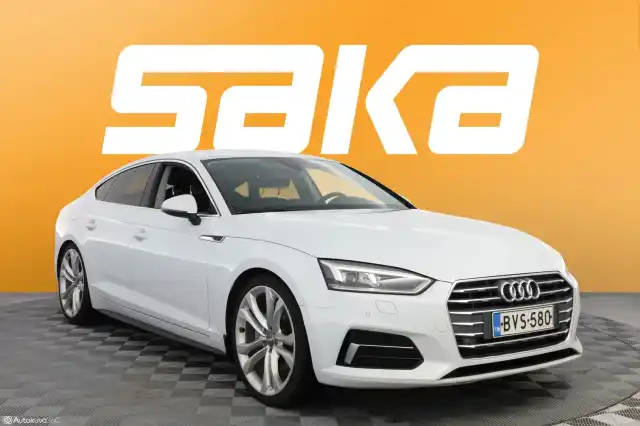 Valkoinen Viistoperä, Audi A5 – BVS-580