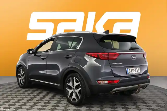 Harmaa Maastoauto, Kia Sportage – BXU-731