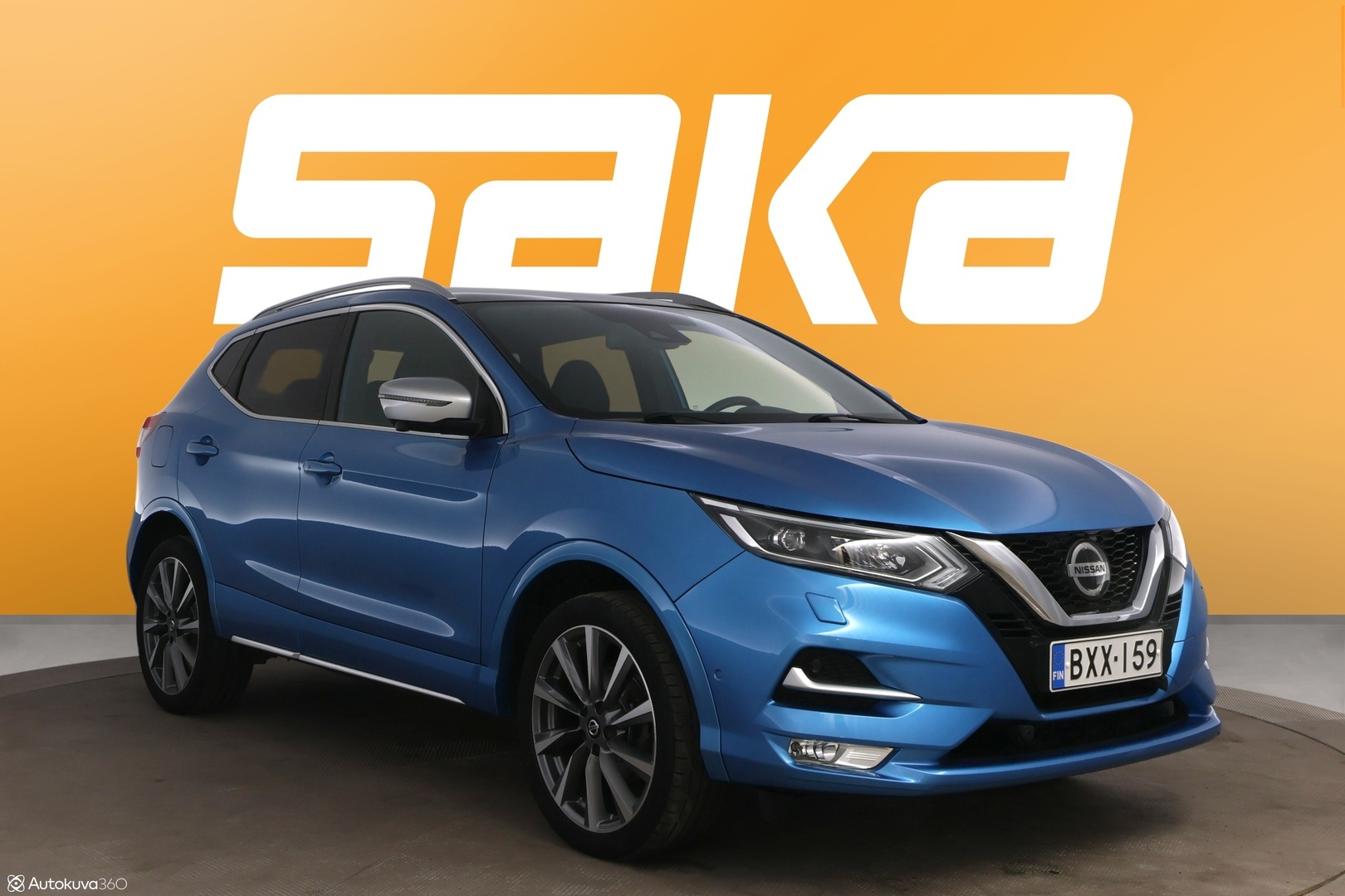 Sininen Maastoauto, Nissan Qashqai – BXX-159