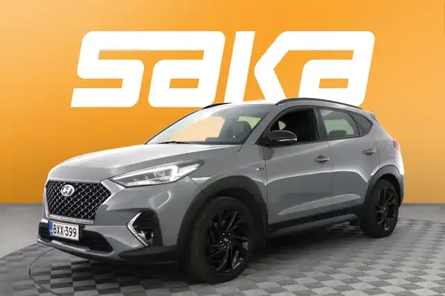 Harmaa Maastoauto, Hyundai Tucson – BXX-399