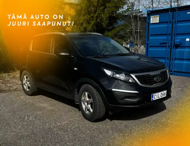 Musta Maastoauto, Kia Sportage – CIL-266
