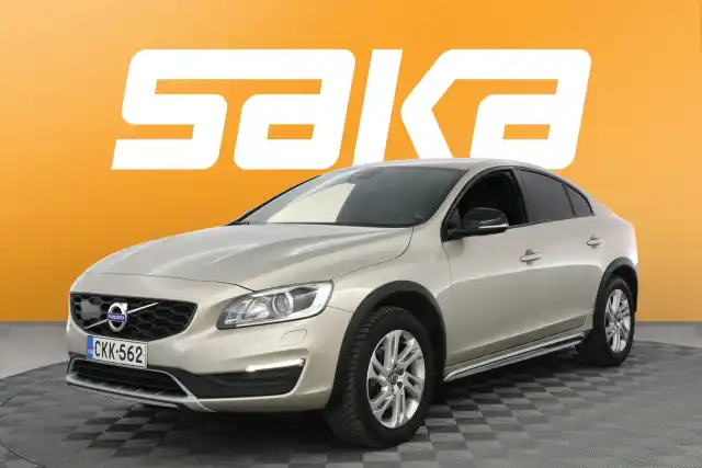 Beige Sedan, Volvo S60 Cross Country – CKK-562