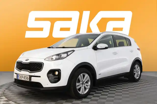 Valkoinen Maastoauto, Kia Sportage – CKP-836