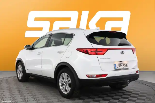 Valkoinen Maastoauto, Kia Sportage – CKP-836