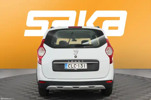 Valkoinen Tila-auto, Dacia Lodgy – CLC-131