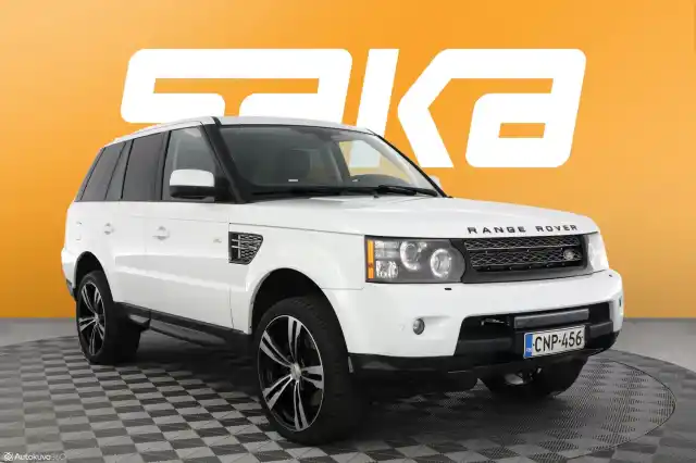 Valkoinen Maastoauto, Land Rover Range Rover Sport – CNP-456