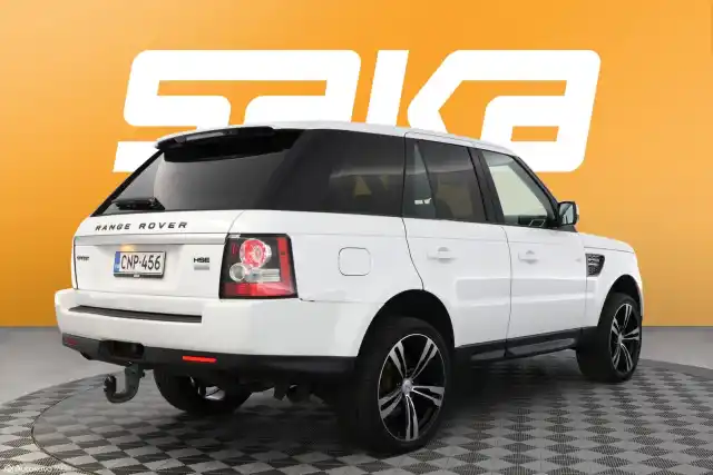 Valkoinen Maastoauto, Land Rover Range Rover Sport – CNP-456