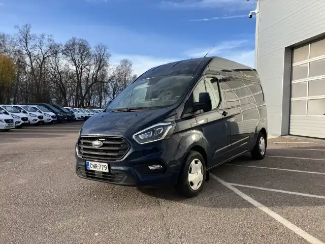 Sininen Pakettiauto, Ford Transit Custom – CNR-779