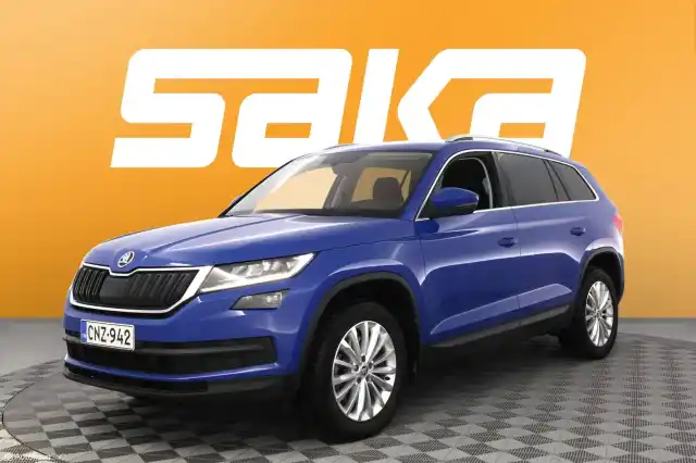 Sininen Maastoauto, Skoda Kodiaq – CNZ-942