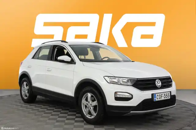 Valkoinen Maastoauto, Volkswagen T-Roc – COF-355