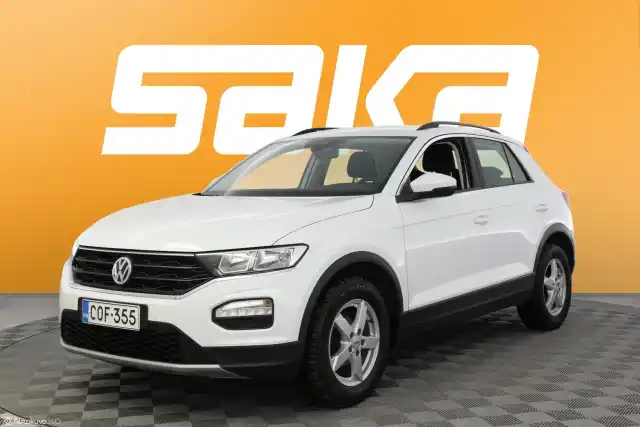 Valkoinen Maastoauto, Volkswagen T-Roc – COF-355