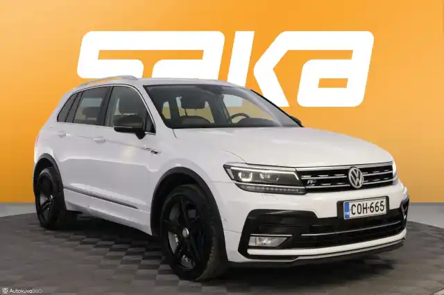 Valkoinen Maastoauto, Volkswagen Tiguan – COH-665