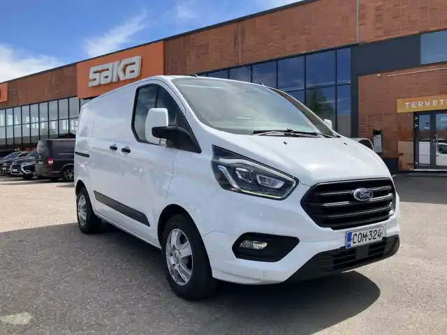 Valkoinen Pakettiauto, Ford TRANSIT CUSTOM – COM-324