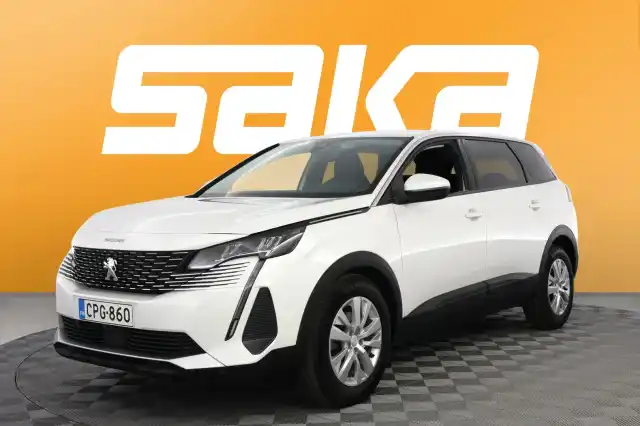 Valkoinen Maastoauto, Peugeot 5008 – CPG-860
