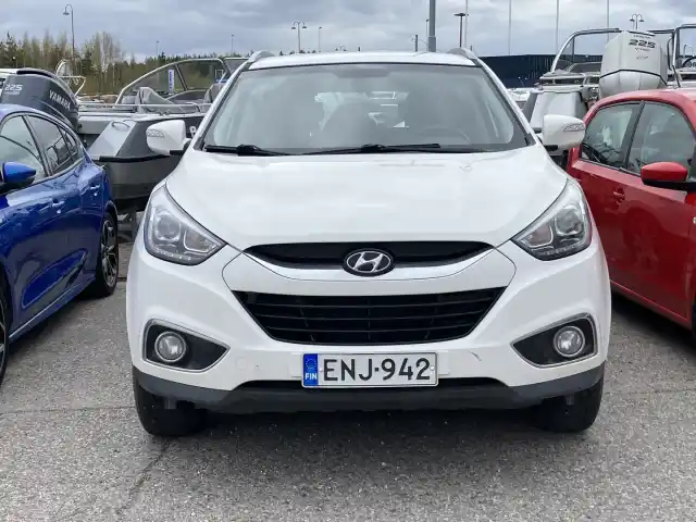Valkoinen Maastoauto, Hyundai ix35 – ENJ-942