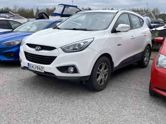 Valkoinen Maastoauto, Hyundai ix35 – ENJ-942