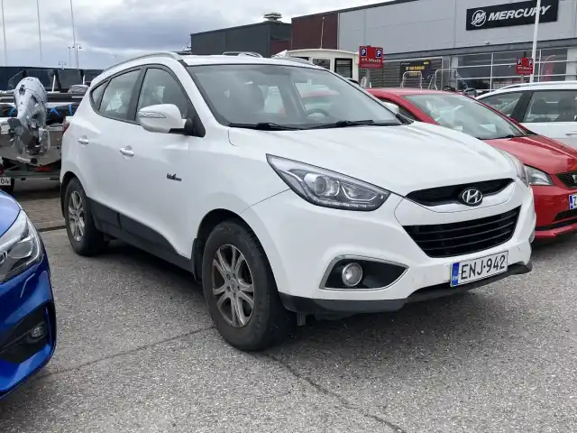 Valkoinen Maastoauto, Hyundai ix35 – ENJ-942