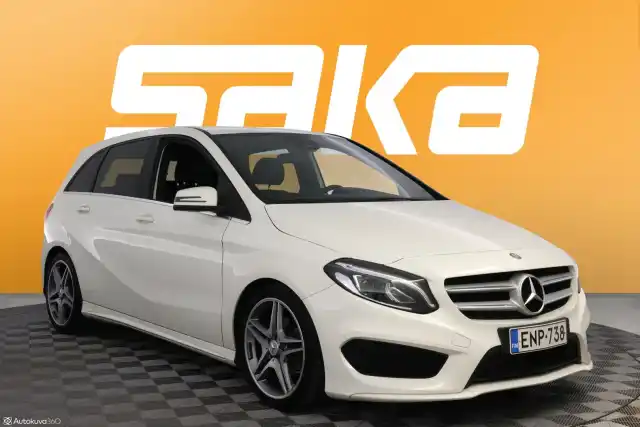 Valkoinen Tila-auto, Mercedes-Benz B – ENP-738