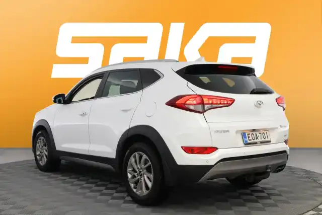 Valkoinen Maastoauto, Hyundai Tucson – EOA-701