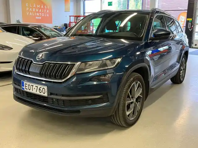 Sininen Maastoauto, Skoda Kodiaq – EOT-760
