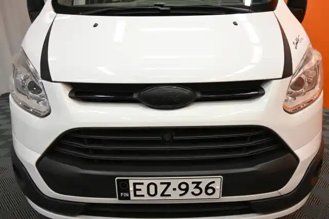 Valkoinen Pakettiauto, Ford TRANSIT CUSTOM – EOZ-936