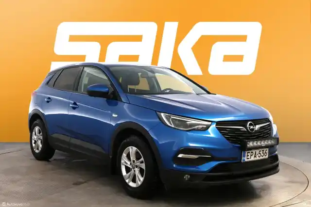 Sininen Maastoauto, Opel Grandland X – EPA-536