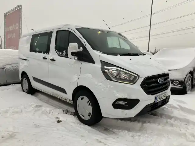 Valkoinen Pakettiauto, Ford Transit Custom – ERH-397