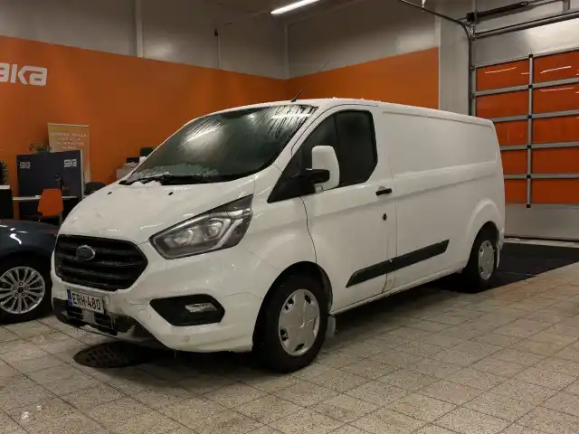 Valkoinen Pakettiauto, Ford Transit Custom – ERH-480