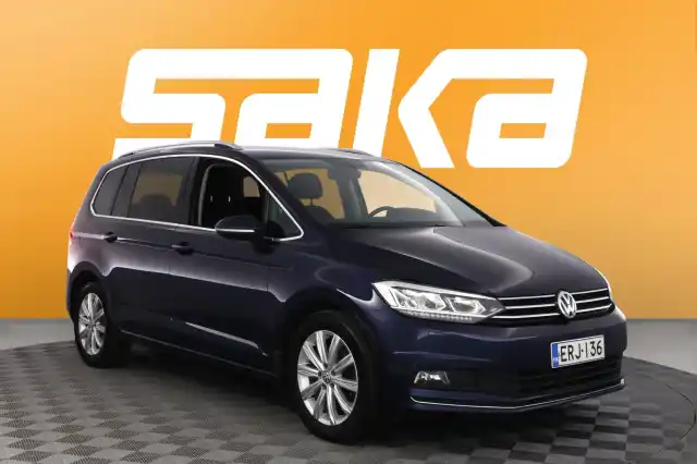Sininen Tila-auto, Volkswagen Touran – ERJ-136