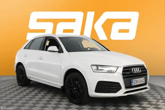 Valkoinen Maastoauto, Audi Q3 – ERU-242