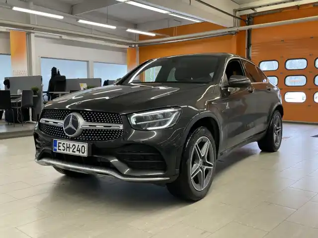 Harmaa Coupe, Mercedes-Benz GLC – ESH-240