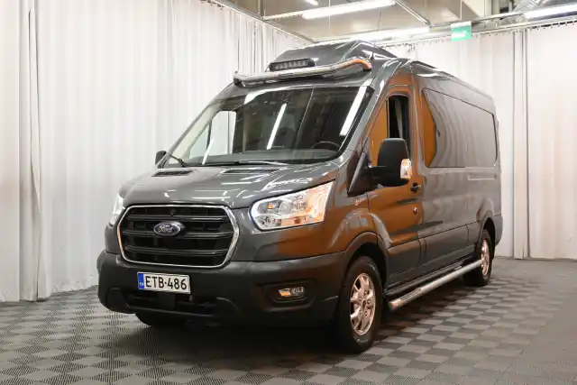 Harmaa Henkilöauto, Ford Transit – ETB-486