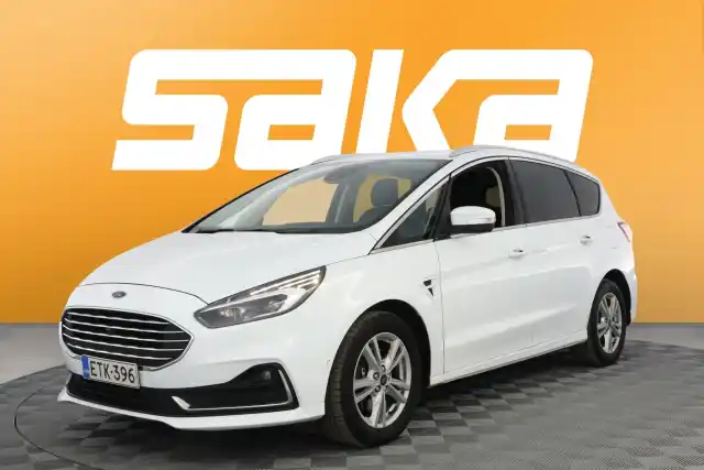 Valkoinen Tila-auto, Ford S-Max – ETK-396