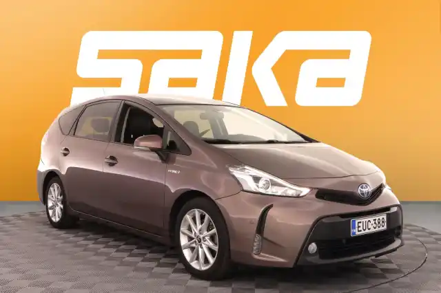 Ruskea (beige) Tila-auto, Toyota PRIUS+ – EUC-388