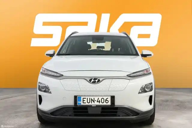 Valkoinen Maastoauto, Hyundai KONA ELECTRIC – EUN-406