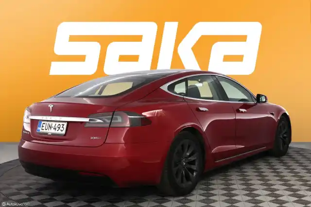 Punainen Sedan, Tesla Model S – EUN-493