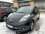 Musta Tila-auto, Nissan Leaf – EUX-881, kuva 1