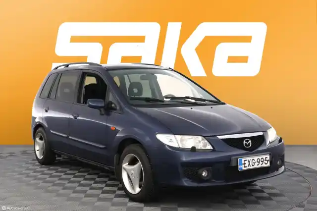 Sininen Tila-auto, Mazda Premacy – EXG-995