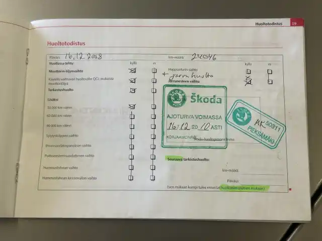 Ruskea (beige) Farmari, Skoda Fabia Combi – FHZ-918