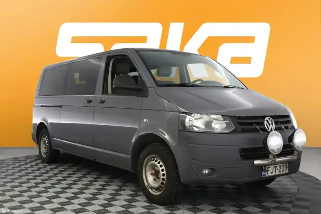 Harmaa Tila-auto, Volkswagen Transporter – FJT-209